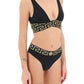 Versace bikini top with greca bands