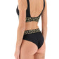 Versace bikini top with greca bands