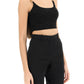 Versace 'la greca' knitted cropped top