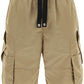 Versace oversized nylon cargo shorts