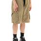 Versace oversized nylon cargo shorts