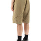 Versace oversized nylon cargo shorts