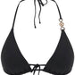 Versace medusa triangle bikini top