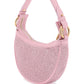 Versace repeat mini hobo bag with crystals