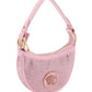 Versace repeat mini hobo bag with crystals
