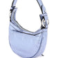 Versace metallic leather 'repeat' mini hobo bag