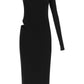 Versace cut out jersey dress