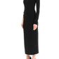 Versace cut out jersey dress