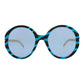 Round-Acetate Frame Sunglasses