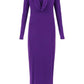 Versace cowl neck maxi dress