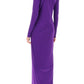 Versace cowl neck maxi dress