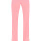 Versace low waisted flared trousers