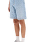 Versace allover versace denim shorts
