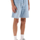 Versace allover versace denim shorts