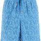 Versace versace allover terry-cloth shorts