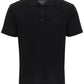 Versace barocco silhouette polo shirt