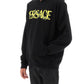 Versace barocco silhouette hoodie