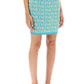 Versace monogram knit mini skirt