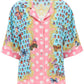 Versace butterflies & ladybugs short sleeve shirt