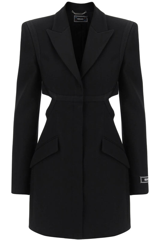 Versace blazer dress with cut-outs