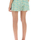 Versace monogram print silk shorts