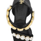 Versace satin sandals with crystals