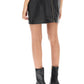 Versace medusa '95 leather mini skirt