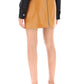 Versace medusa '95 leather mini skirt