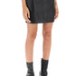 Versace medusa '95 leather mini skirt
