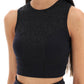 Versace sports crop top with lettering