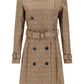 Versace 'versace allover' double-breasted trench coat