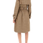 Versace 'versace allover' double-breasted trench coat