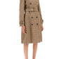 Versace 'versace allover' double-breasted trench coat