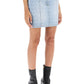 Versace monogram denim mini skirt