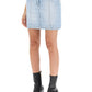Versace monogram denim mini skirt