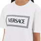 Versace t-shirt with logo embroidery