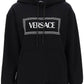 Versace hoodie with logo embroidery