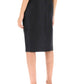 Versace wool silk pencil skirt