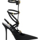 Versace slingback pumps with gianni ribbon bows