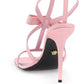 Versace sandals with gianni ribbon bows