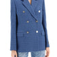 Versace double-breasted tweed boucl