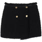 Versace heritage mini skirt in boucle tweed