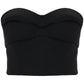Versace padded cup bustier top with