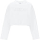 Versace "cropped sweatshirt with rhinestone