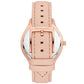 Women's Slim Runway Three-Hand Blush Leather Watch 38mm