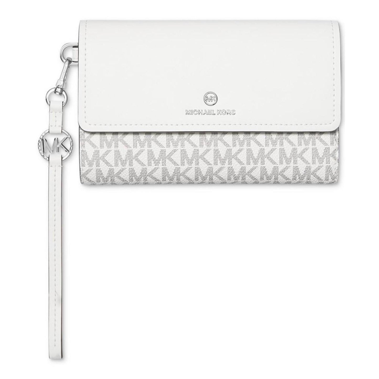 Logo Jet Set Charm Flap Wristlet