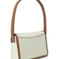 Katy Color-Blocked Textured Leather Medium Shoulder Bag