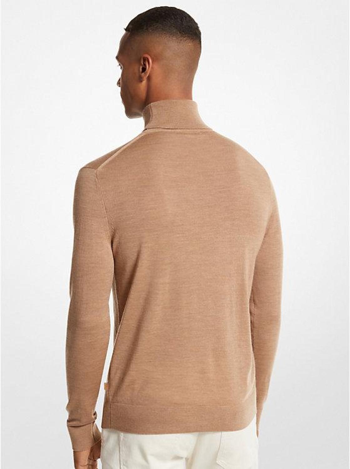 Merino Wool Turtleneck Sweater
