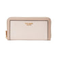 Morgan Colorblocked Saffiano Leather Zip-Around Continental Wallet