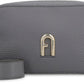 Furla Logo-Plaque Zipped Mini Crossbody Bag